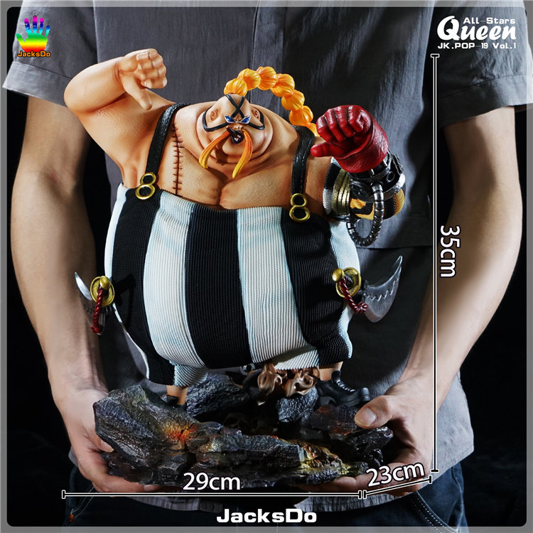 Jacksdo One Piece Queen Resin Model Painted Statue In Stock 35cm