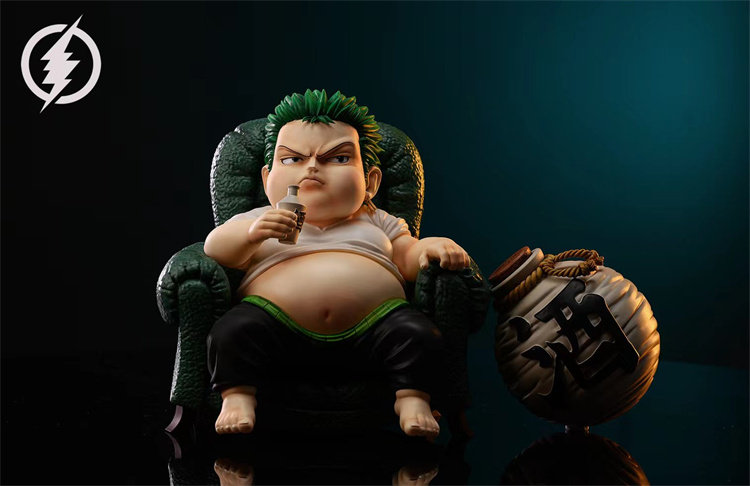 ルティナー&マホロサミースト SDMW Studio One Piece Fat Roronoa Zoro Resin Statue In Stock H16cm