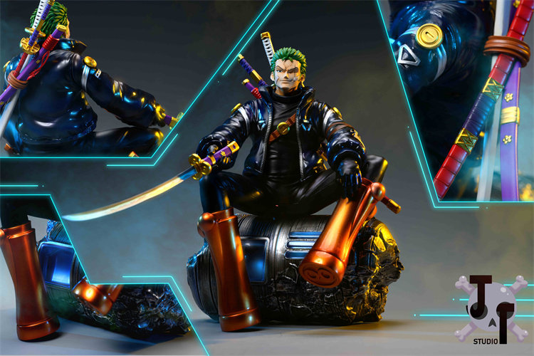 JT-Studio One Piece Egg Tip Island Series Sitting Zoro 7.8