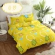 Quilt mảnh vải bông 1,5m đôi bầu trời 200x230 mùa xuân phim hoạt hình màu xanh đơn bông chăn - Quilt Covers chăn phao lông vũ