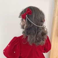 Жемчужная цепь вино красное [бархат]