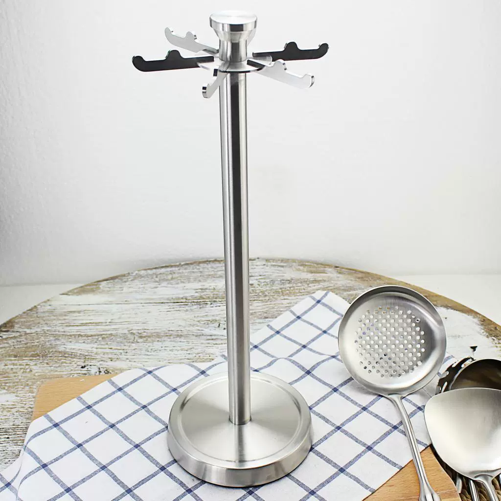 Bổ sung cho giá đỡ bằng thép không gỉ 304, giá đỡ dụng cụ nhà bếp, giá để xẻng muỗng, giá xoay lưu trữ - Phòng bếp