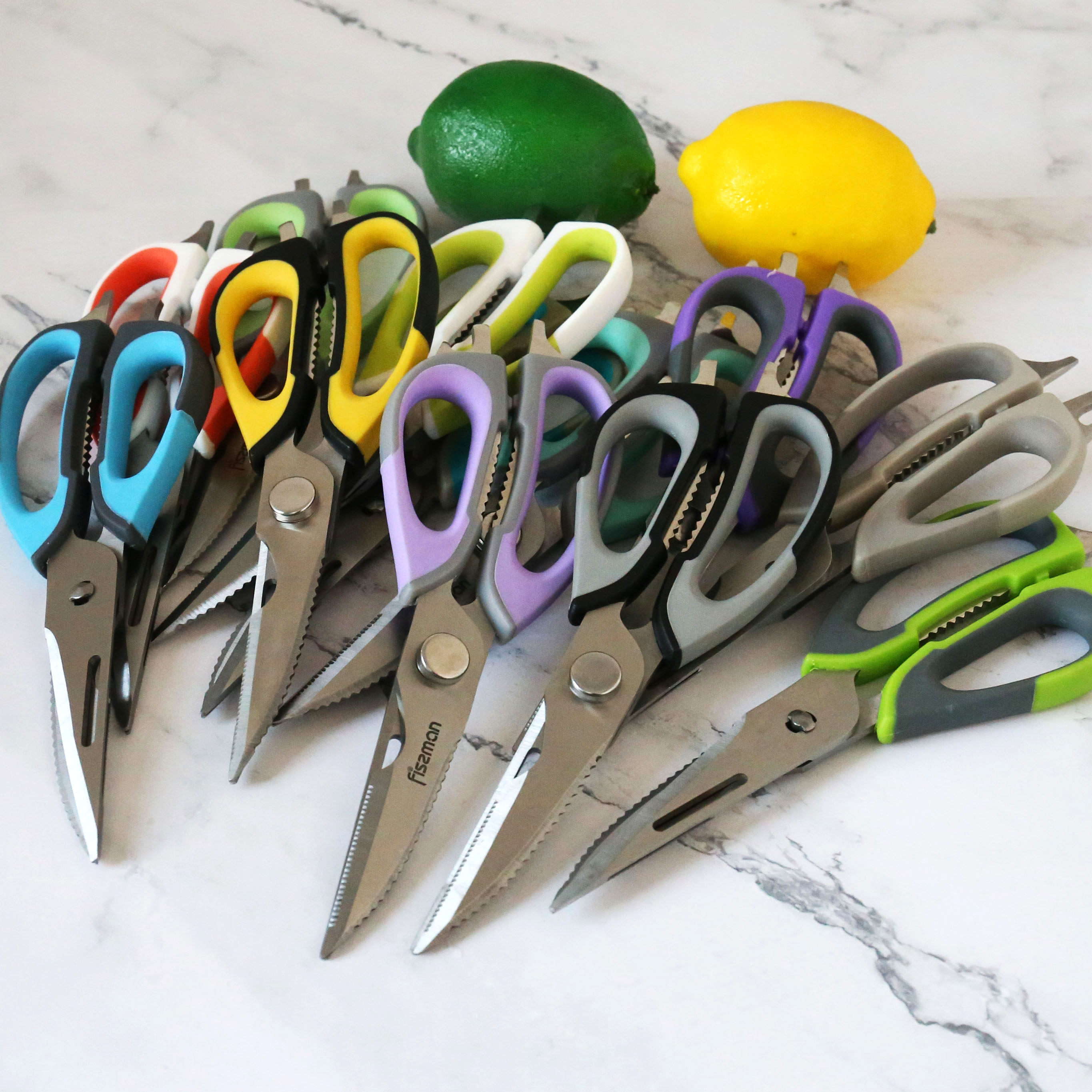 Old customer feedback German multi-function stainless steel kitchen scissors scissors vegetable scissors meat scissors Household cookware auxiliary food