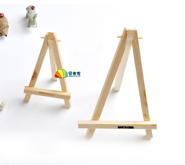 Mini Easel Log Chân máy Ảnh minh họa Khung pha Khung tranh kỹ thuật số Dầu vẽ mẫu giáo - Kính kính râm cận