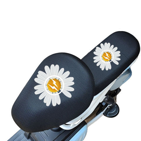 Four Seasons Universal Electric Bicycle Cushion Cover Electric Vehicle Seat Cover Battery Car Sunscreen Breathable Cushion Cover Seat Cover