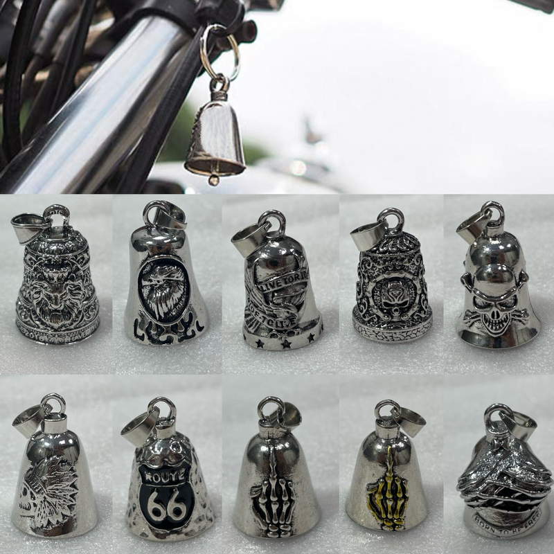 Exorcism Bell Suitable for Harley Motorcycle Metal Pendant Honda Suzuki Yamaha Retro Universal Pendant