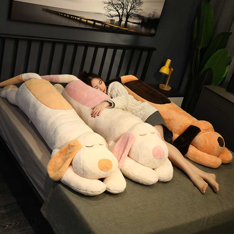 Cute plush toy sleeping pillow dog doll bed super soft cloth doll Meng men and women models large doll bear