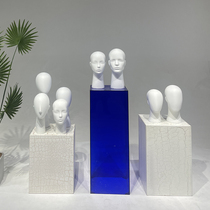 Fiberglass head mold fake human head model model props head glasses hat mask fiberglass mannequin head male and female