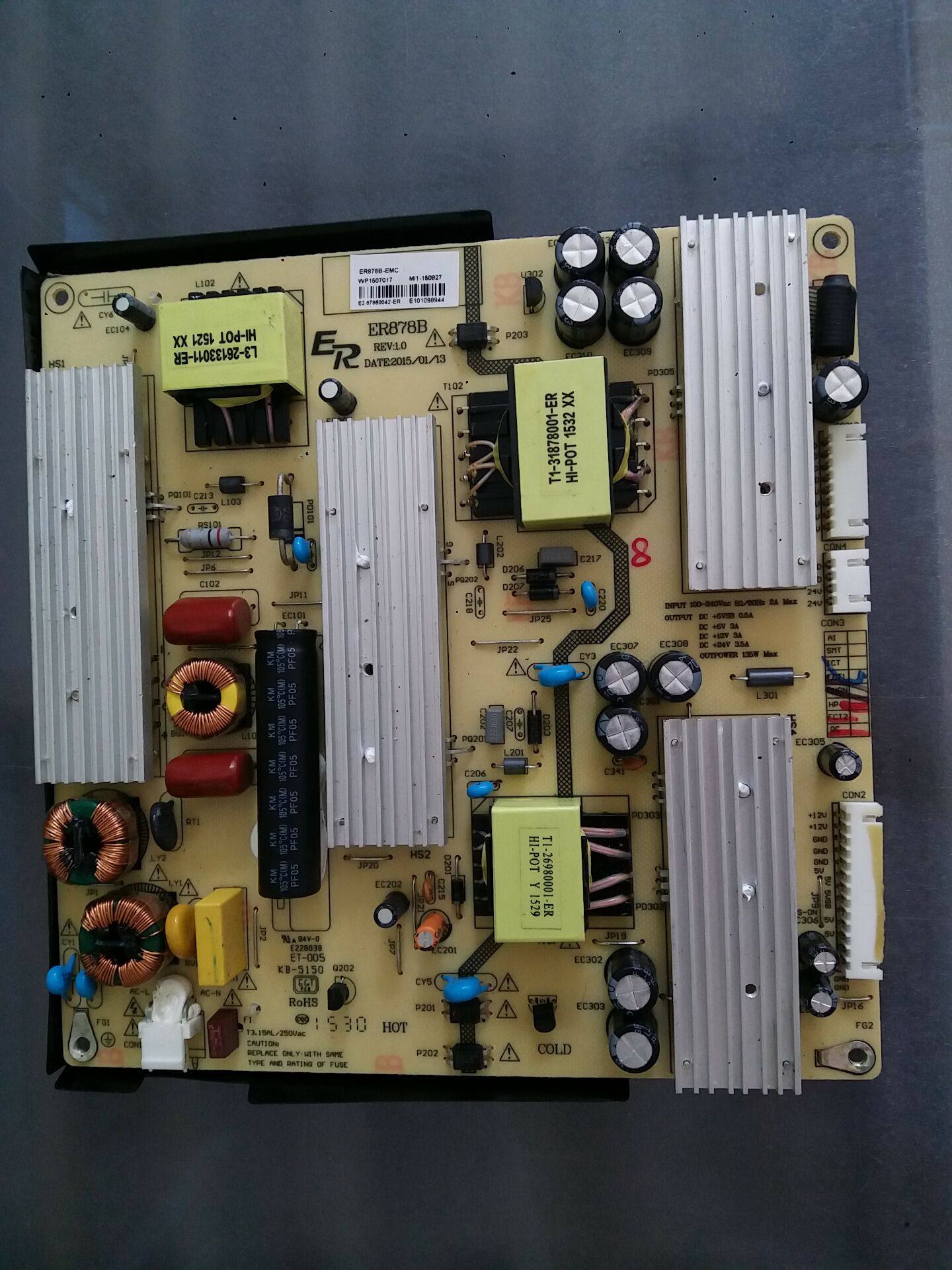Original power supply board ER878B REV:1 0
