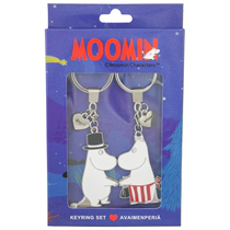 (Domestically available) Finnish Moomin Mum Mum Mum Connie Amy Slick metal keychains