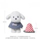Hong Kong SC Puppy Plush Toy Cute Doll Sleeping Pillow Exquisite Girl Doll Rag Doll Birthday Gift