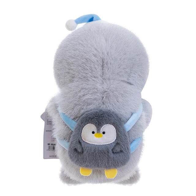 Hong Kong Sc Cute Backpack Sea Lion Plush Toy Seal Stuffed Toy Cartoon Girl Sleeping Pillow Birthday Gift