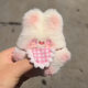 Hong Kong Sc Handmade DIY Bib Rabbit Doll Self-Made Material Kit for Sewing Plush Little Rabbit Holiday Gift