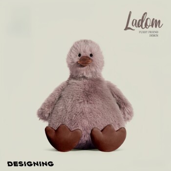 Japanese Sc Ladom Duck Plush Toy Duck Doll Stuffed Animal Pillow Birthday Gift