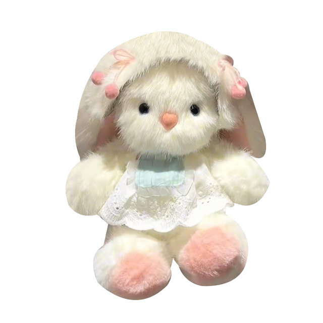 Japanese St Talking Rabbit DIY Plush Toy Handmade Stuffed Animal LAOSHU Cute Bunny Doll