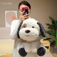 Hong Kong Sc Sitting Posture Big-Eared Dalmatian Plush Toy Puppy Doll for Children and Girls Holiday Gift