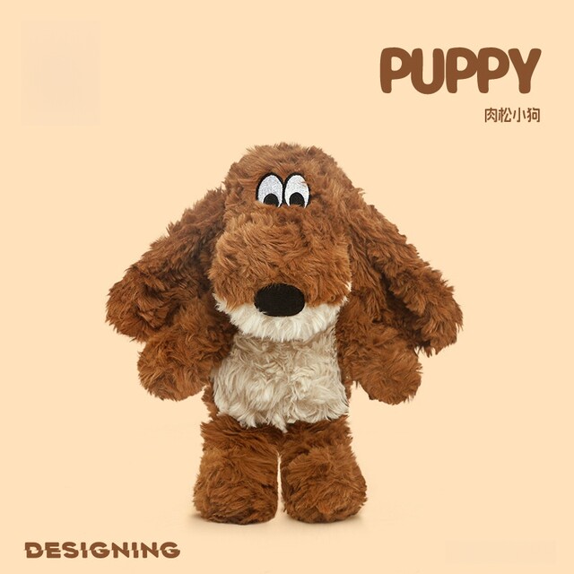 Japanese Sc Meat Floss Puppy Plush Toy Cute Sleeping Pillow Girl Doll Stuffed Toy Birthday Gift