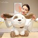 Hong Kong Sc Sitting Posture Big-Eared Dalmatian Plush Toy Puppy Doll for Children and Girls Holiday Gift