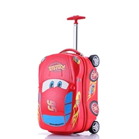 Красный автомобиль (крышка коробки + наклейка + посадочный талон)