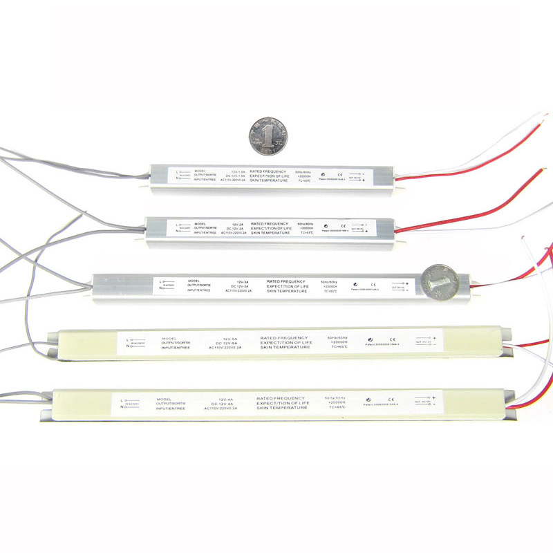 超薄12V开关电源24V家用LED灯带广告灯箱电压转换变压器18W36W24W