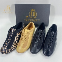 DUGDANCE high-end Latin dance shoes teacher shoes BAO WEN womens national standard adult soft sole mid-heel professional body