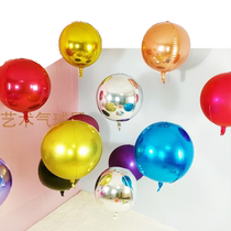 24 inch round aluminum film balloon 4D ball 4D Diamond 4D cube balloon aluminum foil balloon birthday wedding wedding room