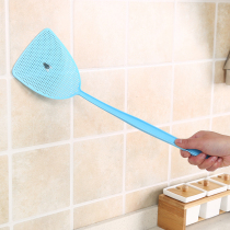 Summer plastic fly swatter manual large household long handle durable fly fly swatter