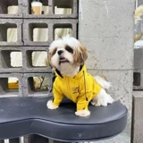 Куртка для собак, осенне-зимняя плюшевая плюшевая одежда для домашних животных, бишон шнауцера, непромокаемая теплая одежда