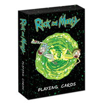 rickandmorti film and television surroundings Rick and Morty card poker table Tour Official Universal spot
