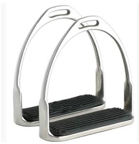 Saddle Accessories Pedaling Equestrian Utensils Riding Horse Stirrups Stainless Steel Safe Horse Stirrup Armrests Integrated Saddle Accessories