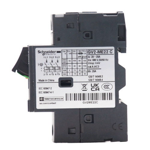 [100% оригинал и подлинный] Автоматический выключатель двигателя Schneider GV2ME22C 20-25A
