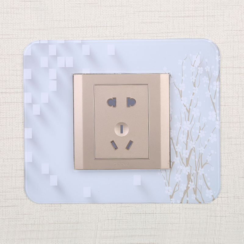 86 90 118 type switch sticker socket protective sleeve acrylic wall sticker switch decoration modern minimalist living room