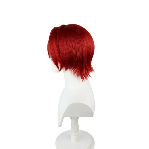 Силиконовый красный парик, косплей