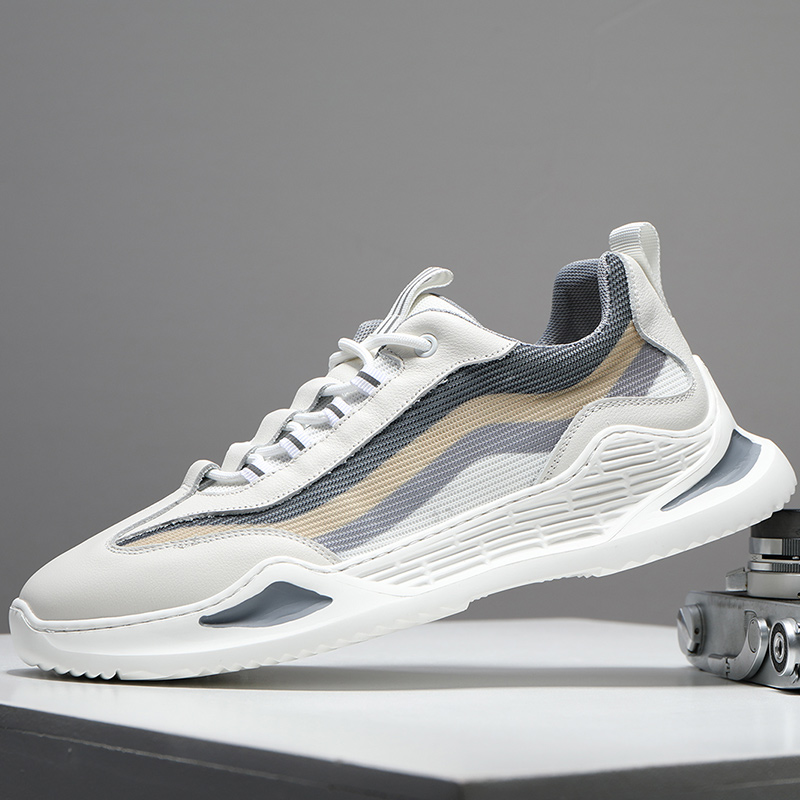 European Station Small White Shoes Men 2021 New Spring Summer Breathable Net Face Casual Sneakers Soft-bottom Fashion Parquet Shoes