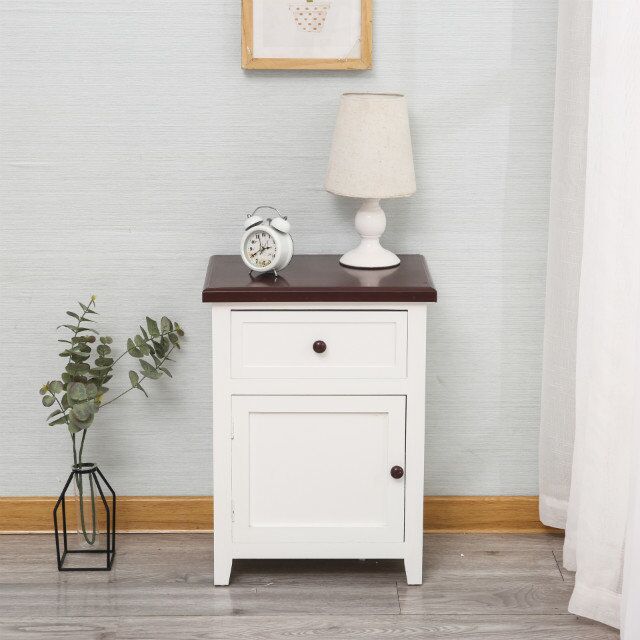 Miễn phí lắp đặt căn hộ nhỏ cạnh giường ngủ bằng gỗ rộng bảng chiều cao 40cm 55 cm Zhiwu giường hẹp tủ phòng ngủ tối giản hiện đại - Buồng tủ nhựa trẻ em