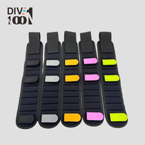 Diving space technical diving back fly Velcro shoulder pad colorful shoulder strap shoulder pad super thick and comfortable