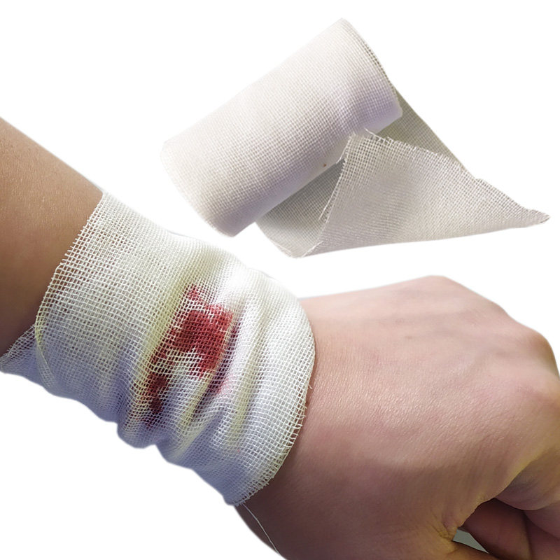 Imitation makeup fake plasma gauze Film and TELEVISION special effects Makeup props Halloween makeup supplies bandage wounds Simulation blood
