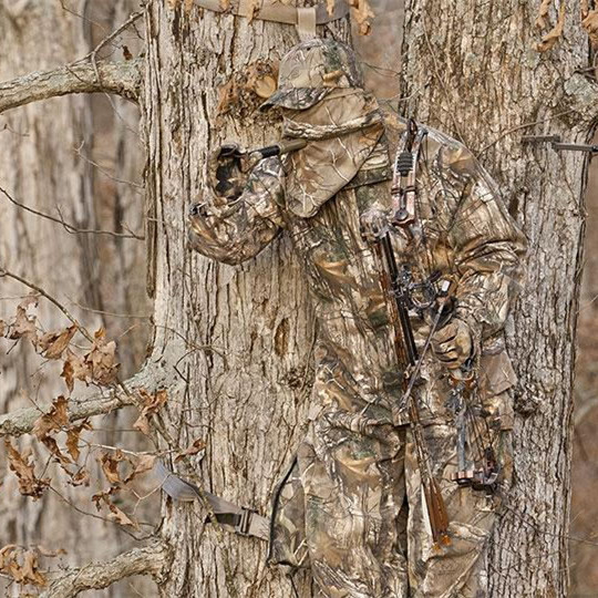 Spring and Autumn Waterproof, Silent, Cold-Proof, Wear-Resistant Outdoor Fishing Camouflage Suit, Animal Photography, Wilderness Survival and Bird Watching Suit