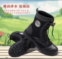 Mens and womens childrens summer Martin boots breathable Martin boots childrens single boots new black student training performance boots