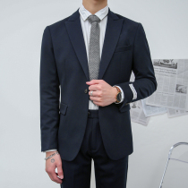 Spring and summer new suit mens jacket mens casual single small suit Korean slim trend