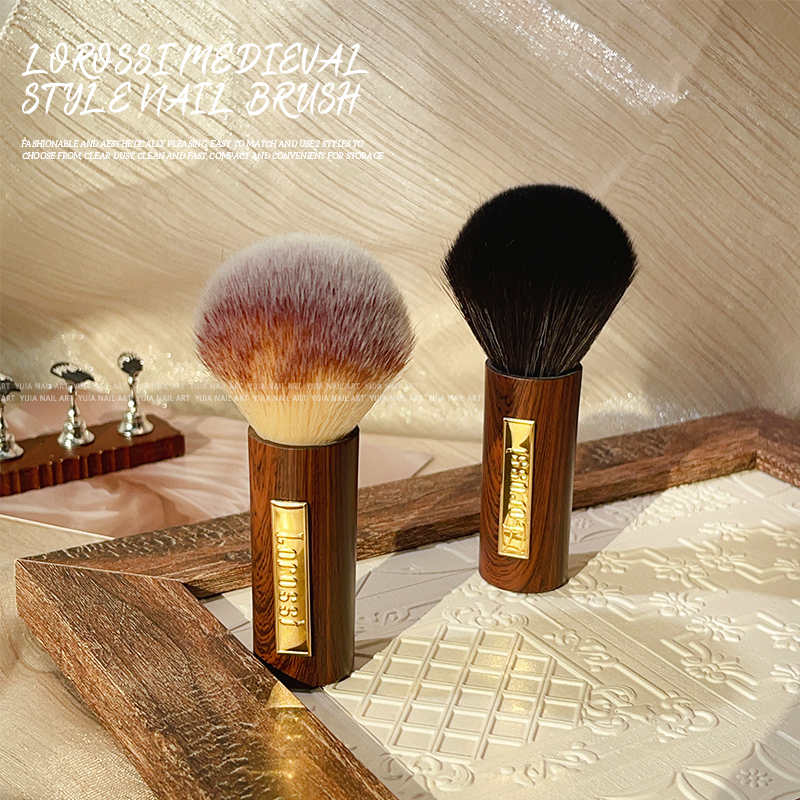 Nail Dust Brush with Short Handle, Fluffy and Soft, Dust Removal Brush, Nail Brush, Dust Cleaning Tool for Nail Surface, New Model