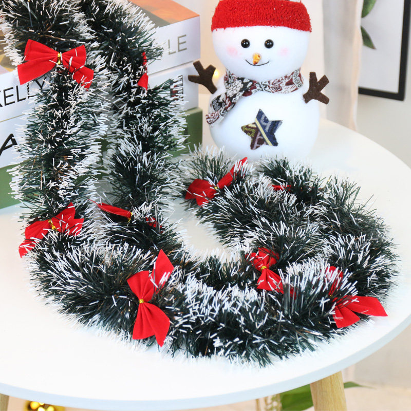 2 meters Christmas hair pull flower color ribbon fluff strip handmade wedding bow decoration party tree decorations