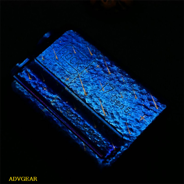 Already sold ADVGEAR GLOCK 17 titanium alloy rare collection CNC lighter EDC Sahara Star Hand