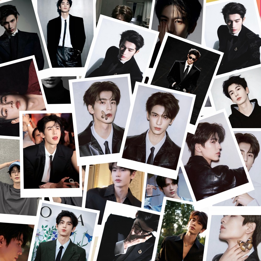 張凌河のLOMOインスタントカード、有名人グッズ、コレクターズカード、携帯電話用バックカードの写真40枚。