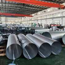 Galvanized ventilation pipe Factory exhaust pipe Basement ventilation pipe Spiral duct Environmental protection equipment