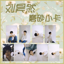 Liu Haoran lomo card frosted small card can be customized