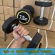 Multi-Sided Pure Steel Fixed Dumbbell Single Piece for Men and Women, Home Fitness Equipment, Gym Commercial Rubber-Coated Dumbbell Set