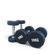 Rubber-Coated Dumbbells with Round Heads, Fixed Dumbbells 20kg 50kg, Rubber-Coated Iron Dumbbells for Fitness, Home Use, Men's Commercial Use, Personal Training