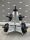 Commercial Barbell Plate Storage Rack for Personal Training Studios and Gyms, Large Hole and Small Hole Barbell Plate Display and Storage Rack
