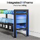 Double-Layer Home Dumbbell Rack, Fitness Equipment Storage Rack, Easy to Place Fitness Equipment in Small Spaces, Kettlebell Storage Rack